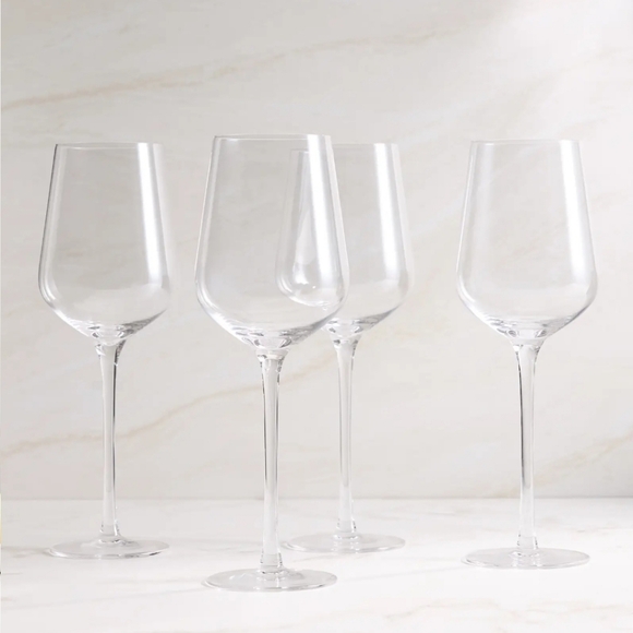 Quince Other - NWOT! Quince Mouth Blown White Wine Glass! Set Of 4! (W1)